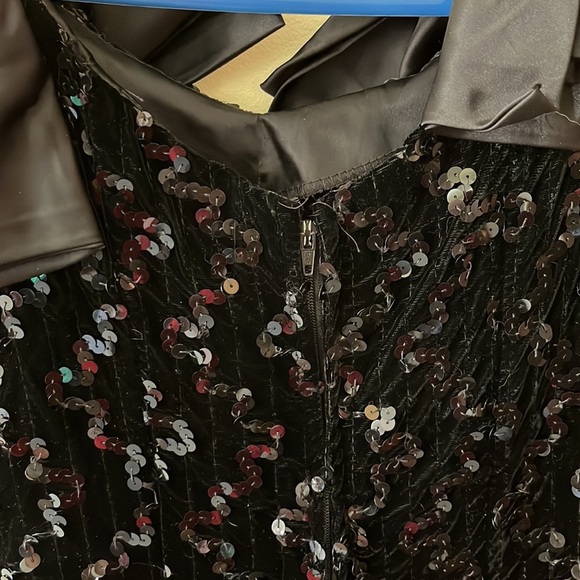 Zum Zum Size 3/4 juniors. A little sequined black Vintage dress - Picture 10 of 10